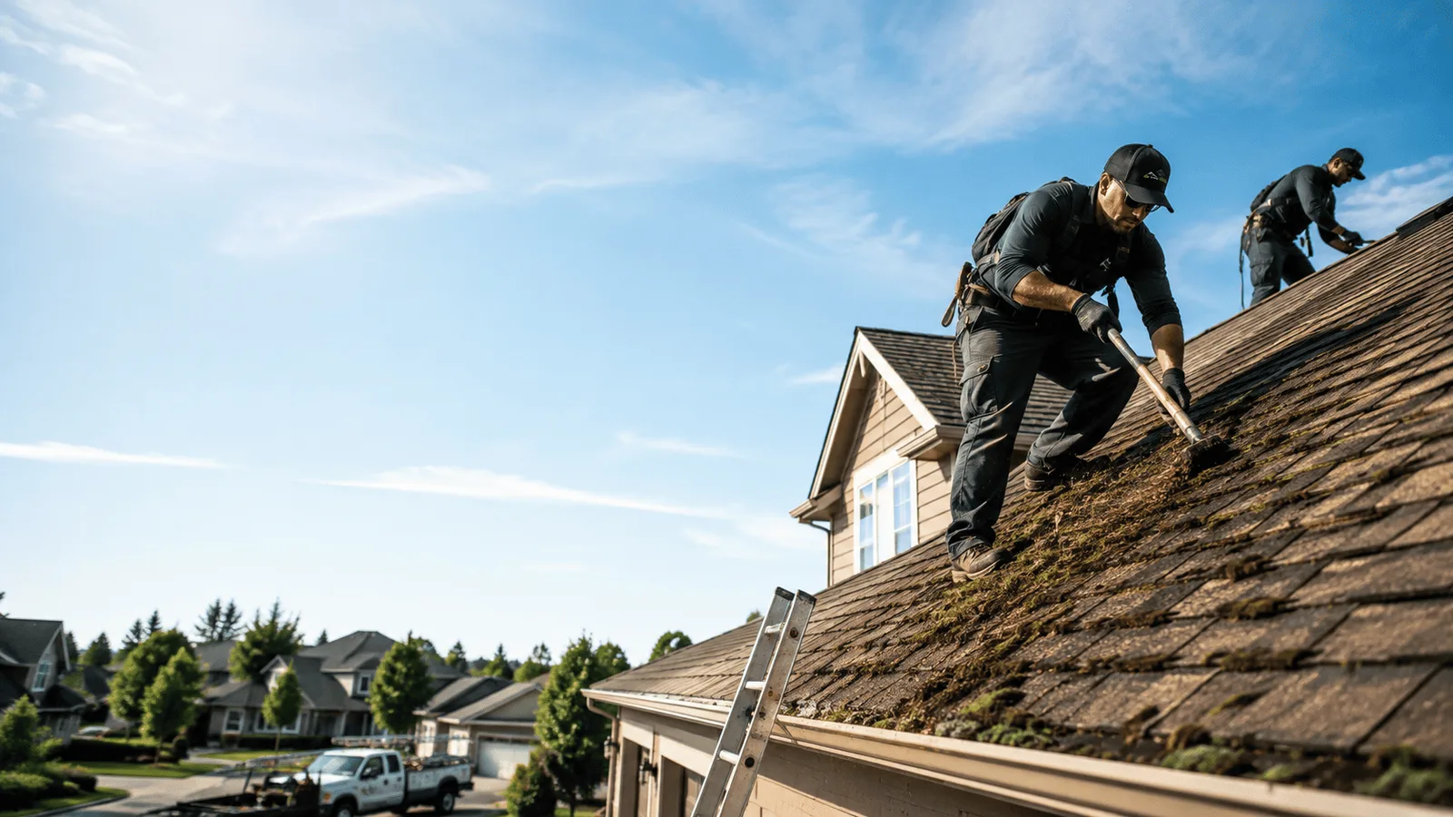 Roof Moss Removal in Roslyn, NY near me